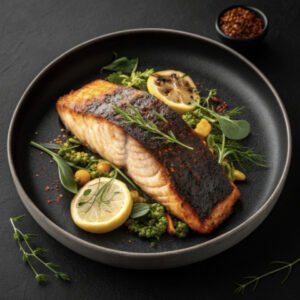 Blackened Salmon Dinner