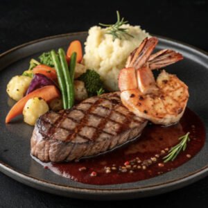 8 oz Steak & Shrimp