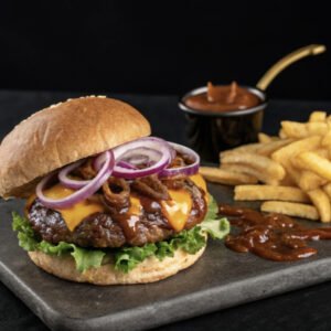 Mushroom Swiss Burger